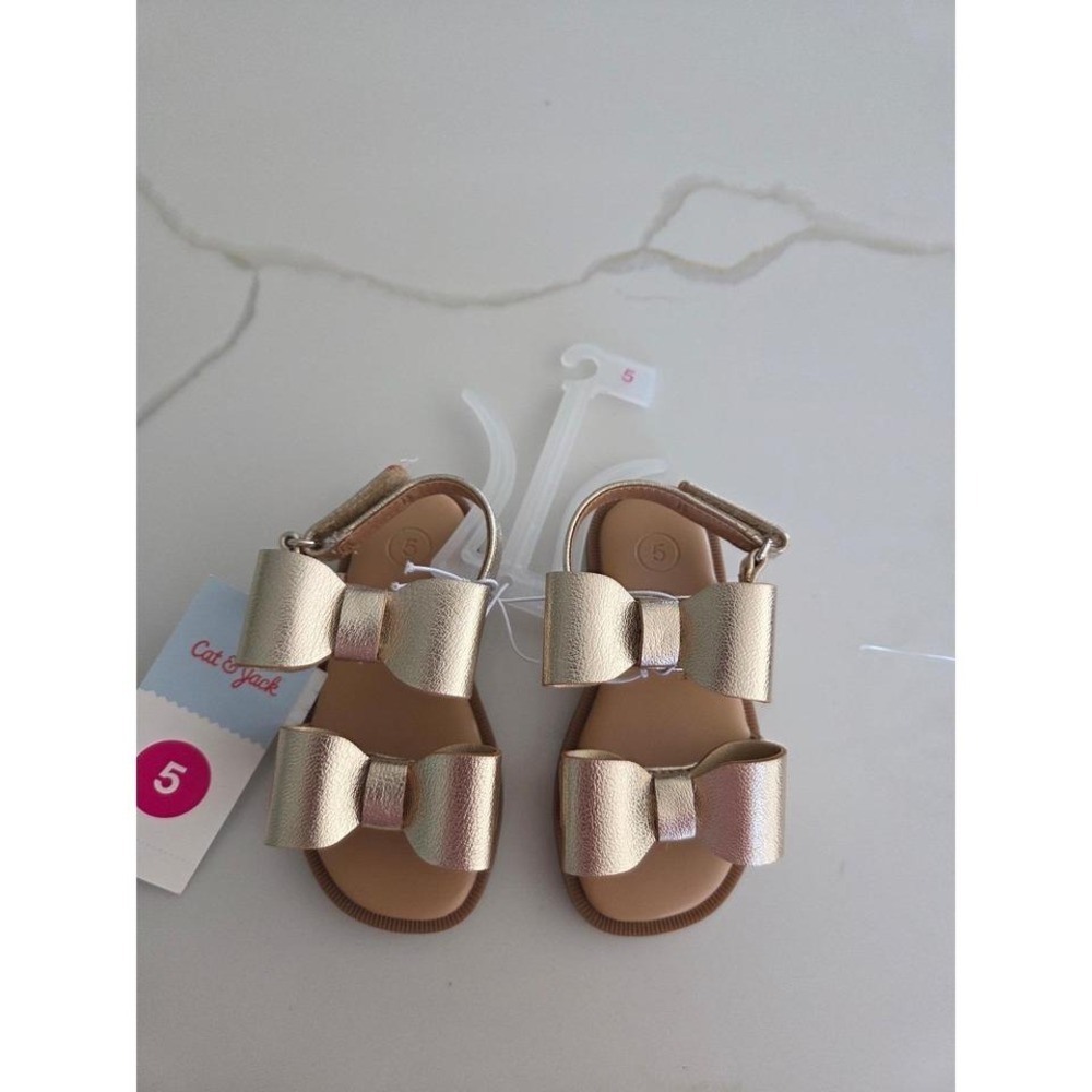 Cat and jack toddler girl sandals size 5